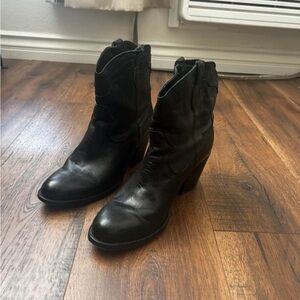 Black Frye Ankle Boots